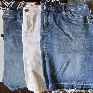 White House Black Market Denim Skirt